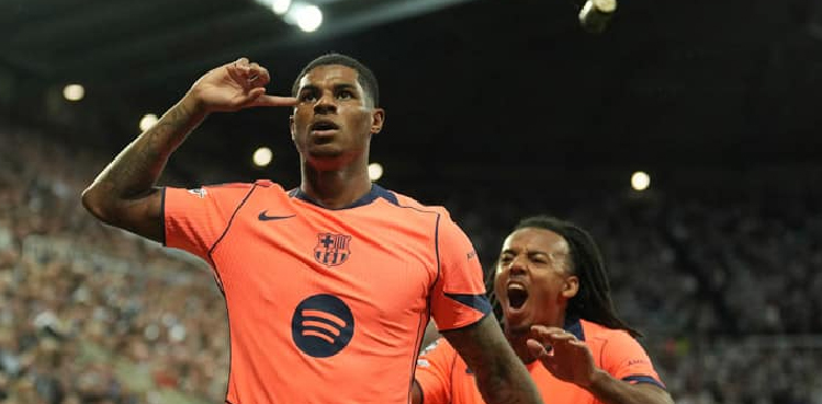 Rashford bags brace as Barcelona sink Newcastle