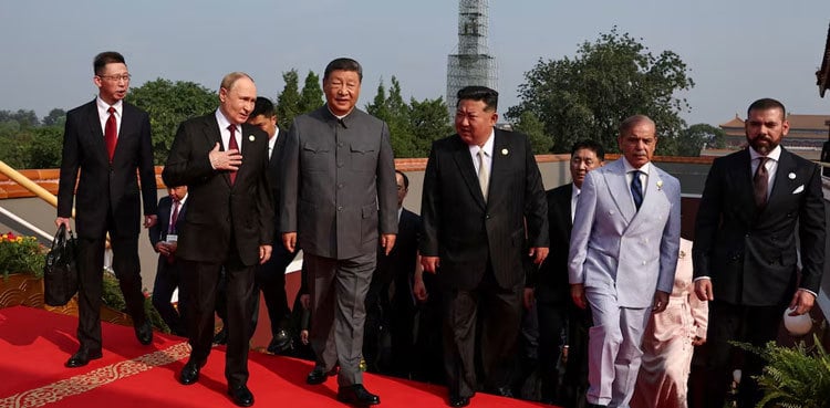 China's Xi projects power at military parade with Putin and Kim