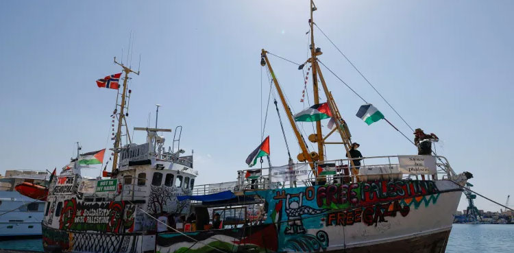 Global Sumud Flotilla leaves Spain to break Israeli blockade of Gaza