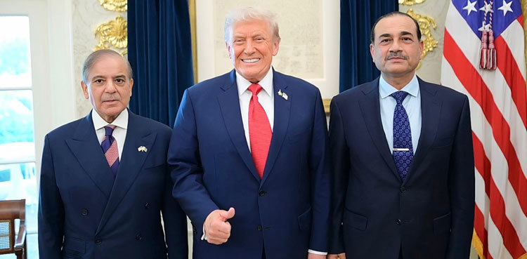 PM Sharif, President Trump discuss bilateral, regional matters