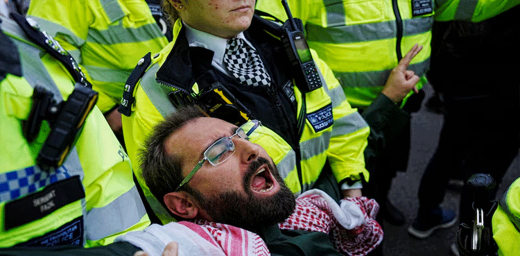 UK police arrest around 300 pro-Palestine protestors