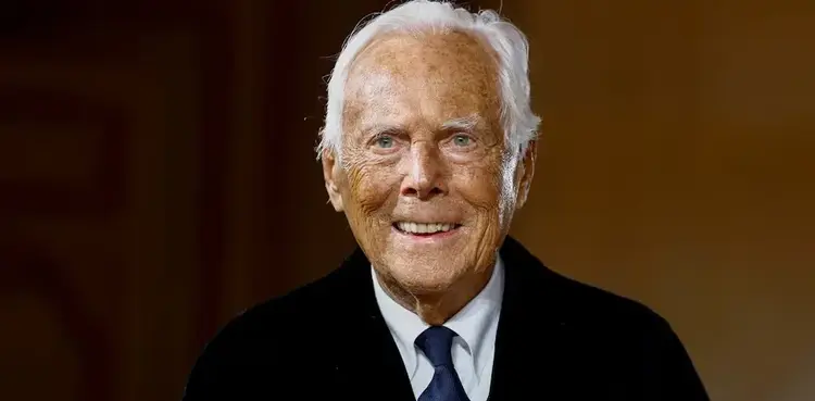 Italian fashion designer Giorgio Armani has died