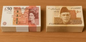 UK Pound gains marginally against Pakistani Rupee in open market