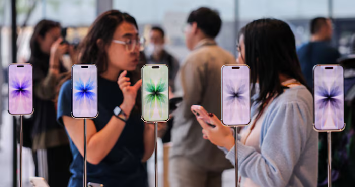 Apple nears $4 trillion valuation as shares surge on strong iPhone 17 demand