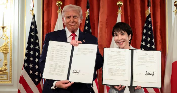 Trump praises Japan's Takaichi in talks on trade, critical minerals