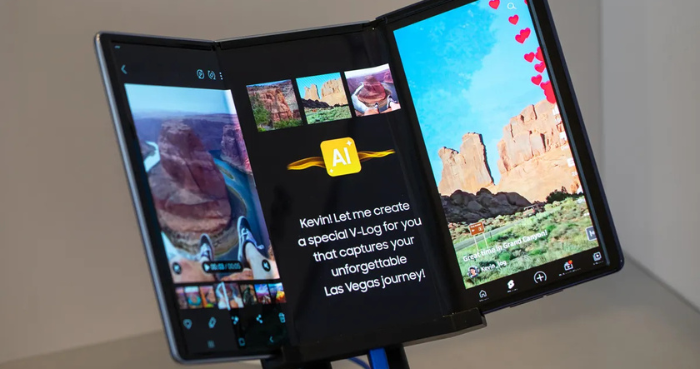 Samsung unveils 'Tri-Fold Phone' prototype with dual Hinge at APEC Summit