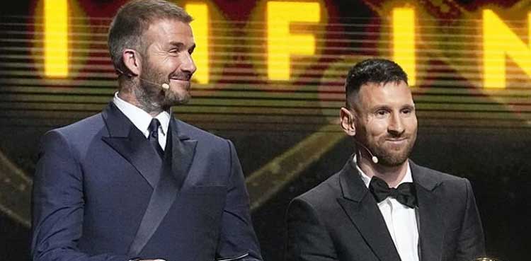 David Beckham pens emotional note for Messi after contract extension