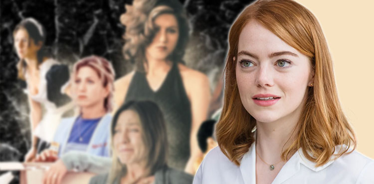 Emma Stone and Jennifer Aniston in Bugonia