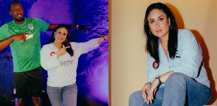 Kareena Kapoor's video with Bolt steals public eye online