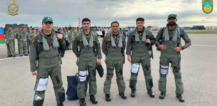 PAF's JF-17 contingent accomplishes non-stop flight to Azerbaijan for ‘Indus Shield Alpha’