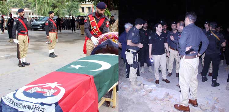 Cop martyred, 7 injured in Peshawar blast targeting police vehicle