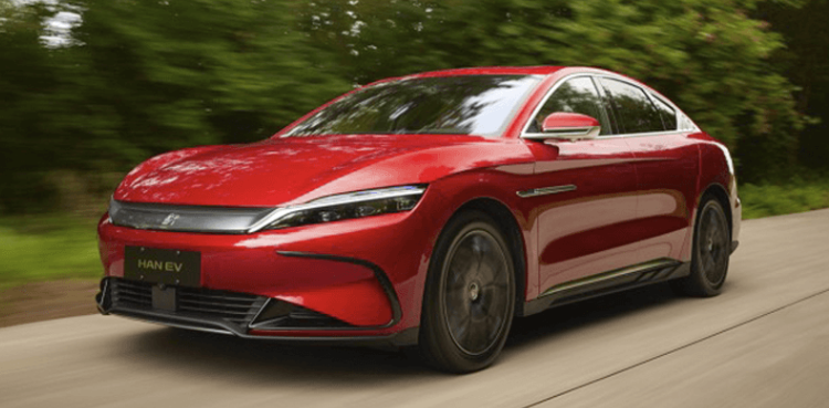 Chinese EV giant BYD sales surge by 880% in UK