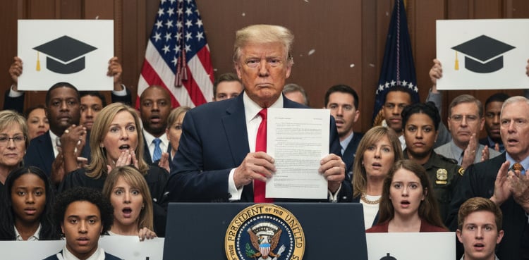 Trump ties student loan relief to immigration agenda in new rule