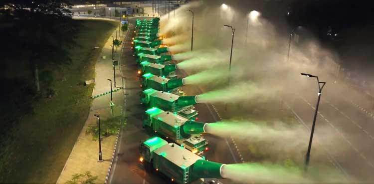 First anti-smog gun operation in Lahore cuts air pollution by 70%