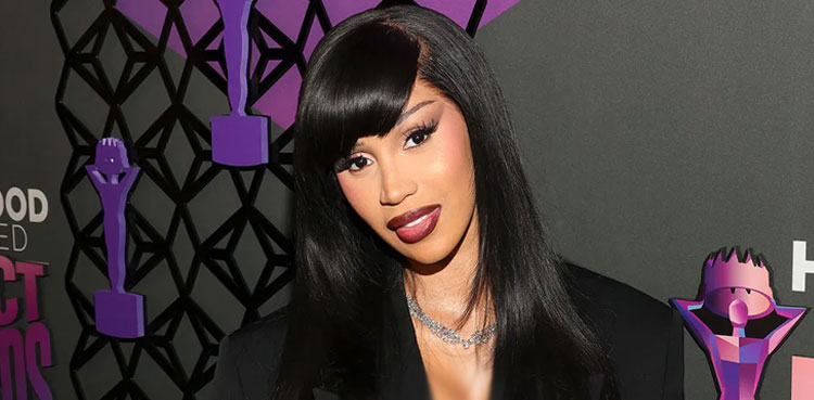 Cardi B celebrates 33rd birthday with glamorous sheer maternity look