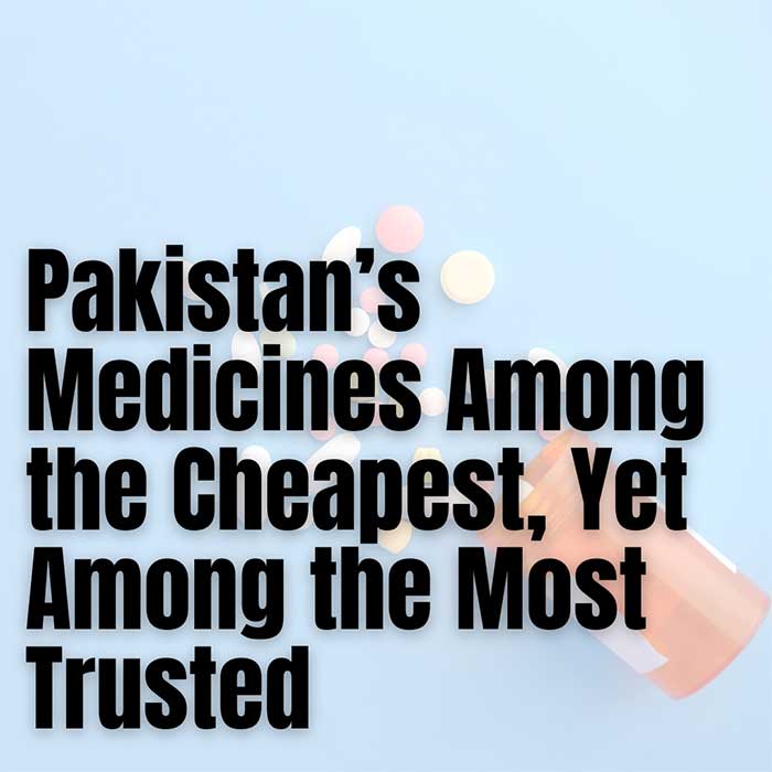 Pakistan’s Medicines: Among the Cheapest, Yet Among the Most Trusted