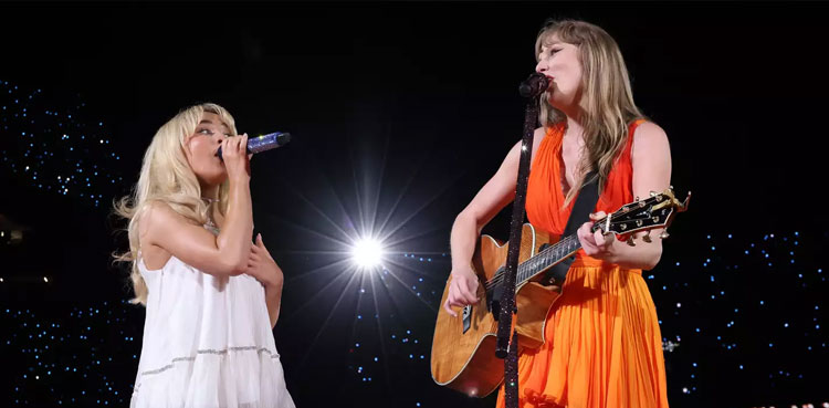 Sabrina Carpenter publicly expresses feelings for Taylor Swift after 'The Life of a Showgirl' duet