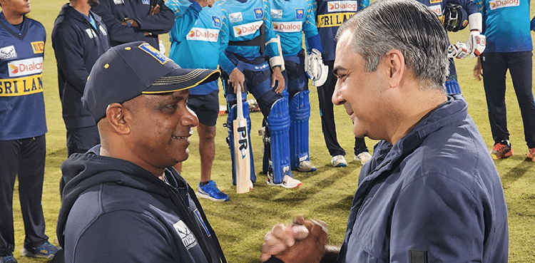 Mohsin Naqvi visits Rawalpindi Stadium, meets touring Sri Lanka
