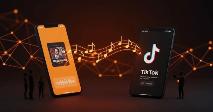 TikTok users can now share Amazon music playlists in app