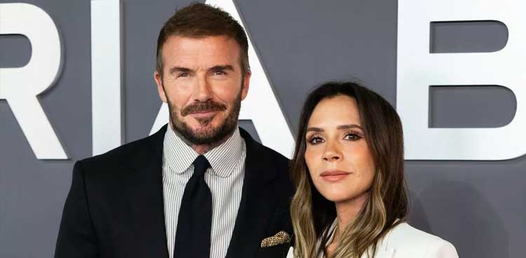 Victoria Beckham adds personal flair to David Beckham's custom suit