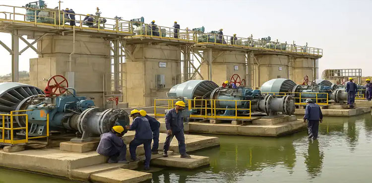 Dhabeji Pumps shut down owing to K-electric cable fault, 54 MGD water shortfall hits Karachi