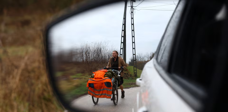 British globe trekker faces changed world on final leg of 27-year journey