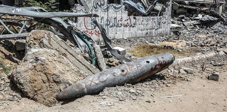Unexploded bombs sow fear among Gazans under fragile truce