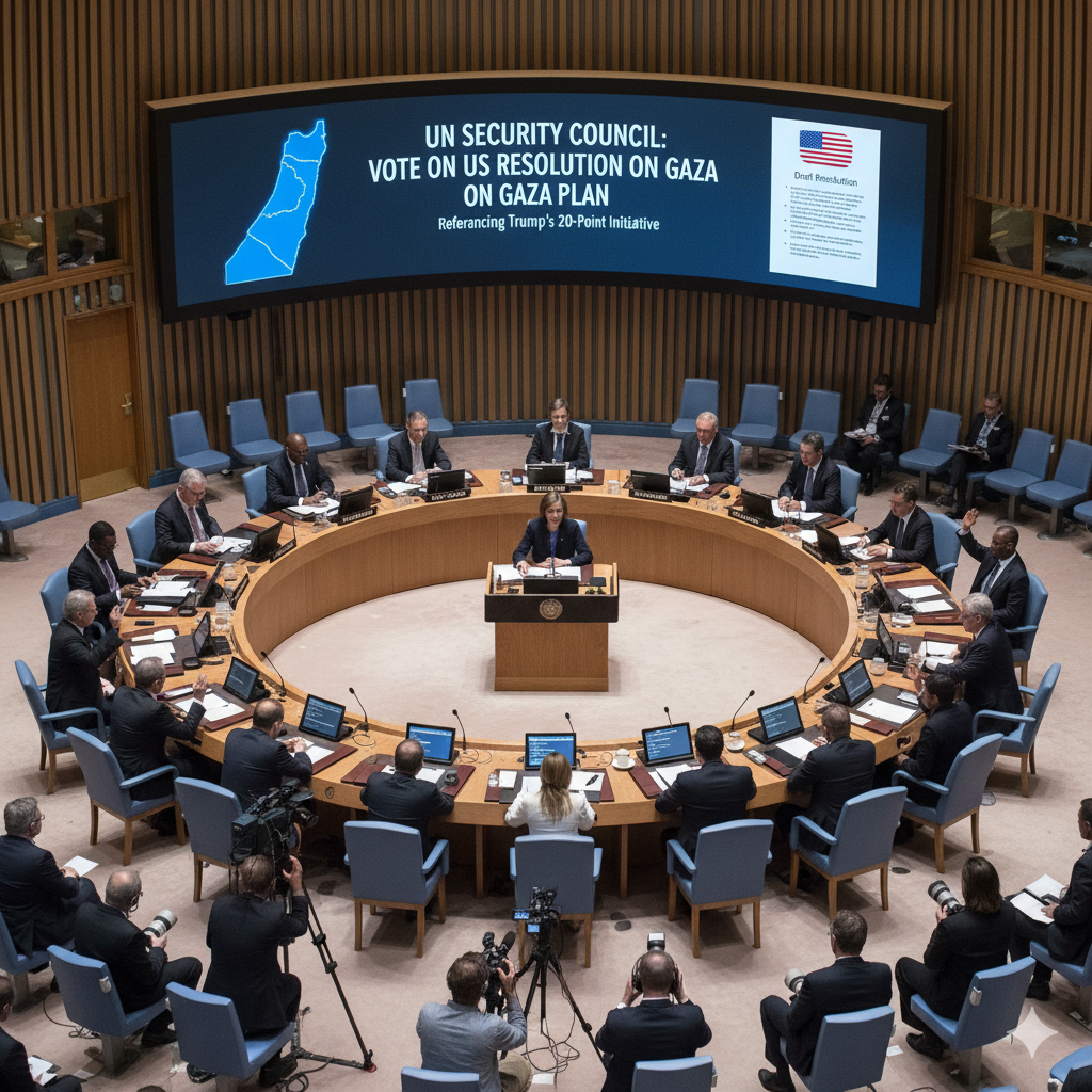 UN Security Council to vote on US resolution on Trump's Gaza plan