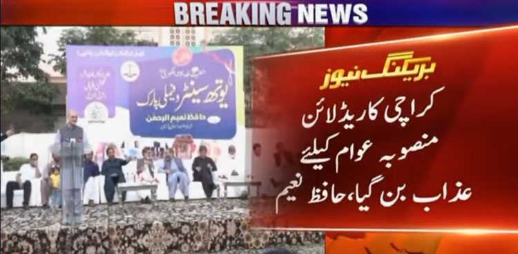 Red Line won't finish by 2030, K-IV Pending: Naeem slams Karachi's pending projects