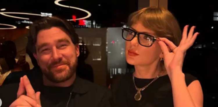 Travis Kelce escapes from Kansas City with his fiancée