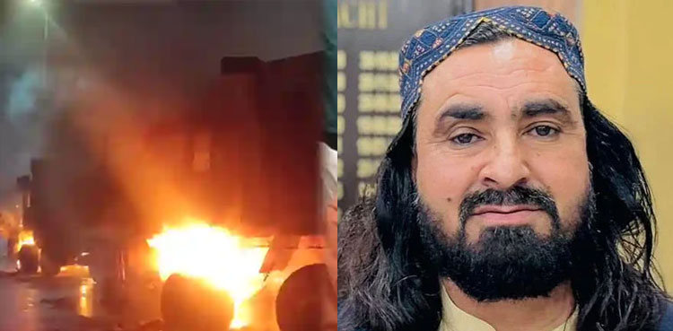 Liaquat Mehsood booked for firing on protestors as dumpers crush two motorcyclists in Karachi