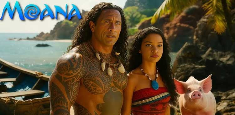Dwayne Johnson returns as Maui in new live-action “Moana” teaser