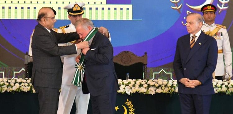King Abdullah II awarded Nishan-e-Pakistan; President Zardari receives Jordan’s top honour