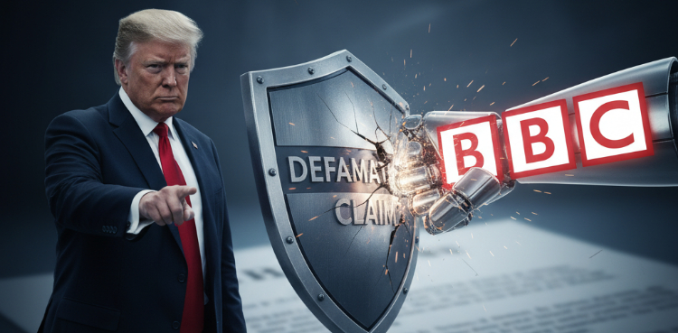 BBC 'determined to fight' Trump defamation claim