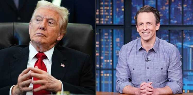 Trump urges NBC to terminate Seth Meyers after recent monologue