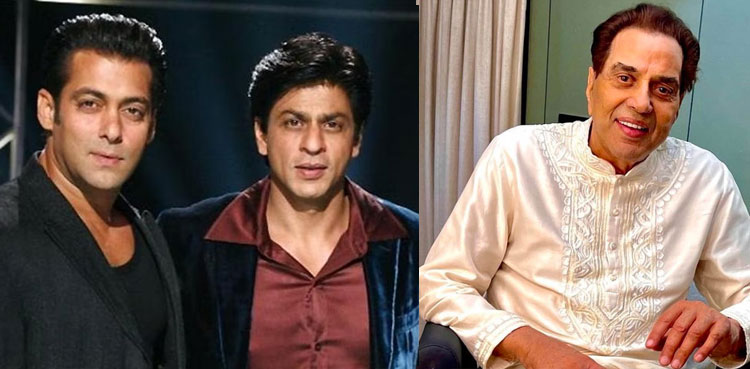 Shah Rukh, Salman Khan visit ailing Dharmendra in hospital amid death rumors
