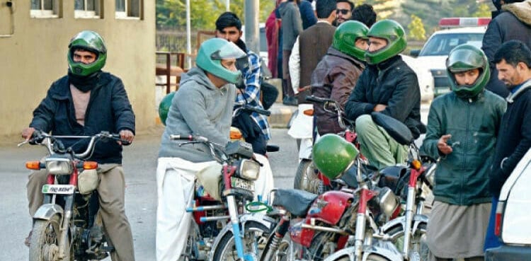 Peshawar makes online bike riders' registration mandatory amid crime surge