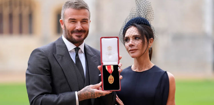 Victoria Beckham celebrates husband David’s Knighthood with emotional words
