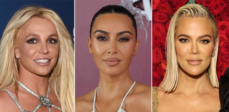 Britney Spears snuggles up with Kim and Khloé Kardashian in playful new video