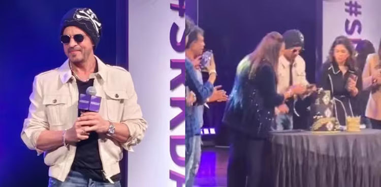 Shah Rukh Khan cuts lavish three-tier cake on his milestone 60th birthday with fans