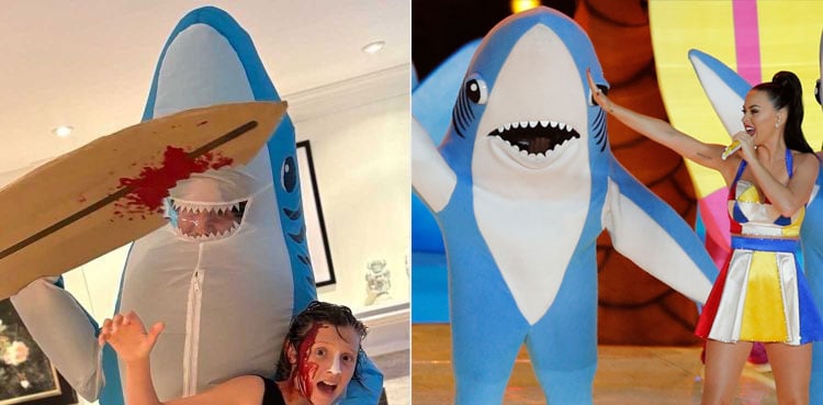 Justin Trudeau teases Katy Perry romance with spooky Halloween costume for son