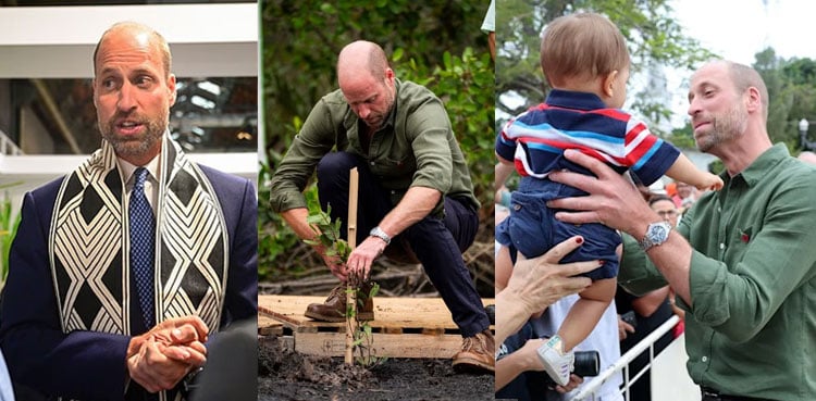 Prince William Brazil trip day 2: Cradles baby, wears gifted scarf and connects with locals