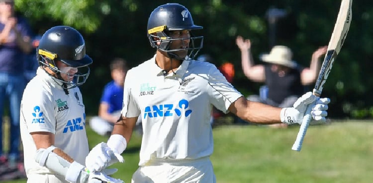 Ravindra, Latham tons put New Zealand in command of West Indies Test