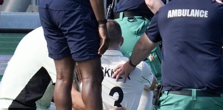 Tickner rushed to hospital as New Zealand bowl out West Indies for 205