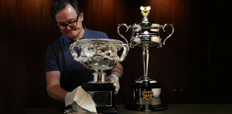 All eyes on the prizes, Sydney silversmiths deliver for Australia Open