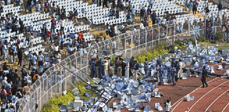 Fans vandalise India stadium after Messi's abrupt exit