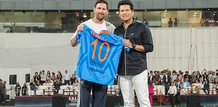 Sachin Tendulkar shares heartfelt message after meeting Lionel Messi