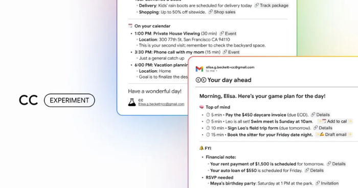 Google launches 'CC', an AI email assistant powered by Gemini
