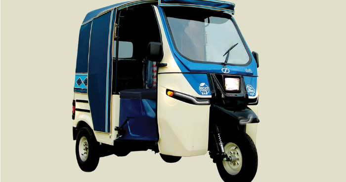 KP unveils locally made electric rickshaw to boost green transport