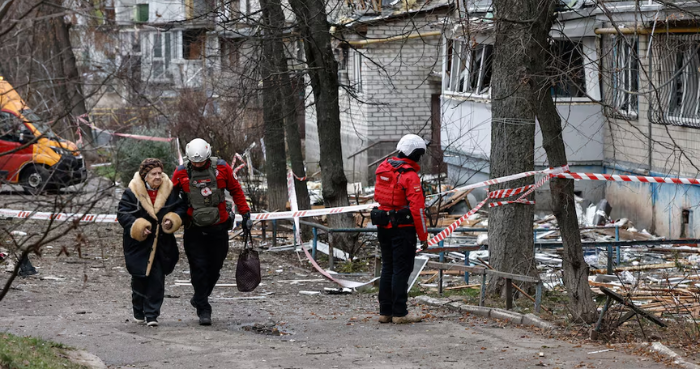 Russian drones, missiles pound Ukraine before Zelenskiy-Trump meeting